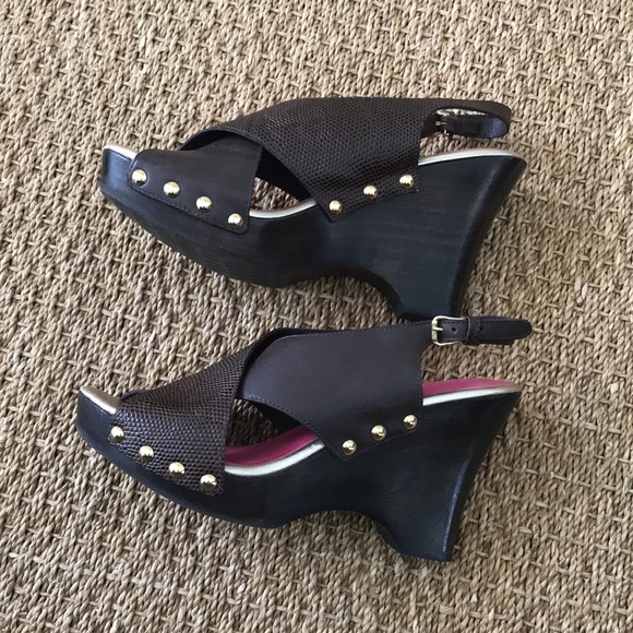 Lilly Pulitzer brown wedges - Picture 4 of 4